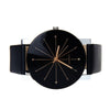 Dial Clock Leather Wrist Watch - Mostatee