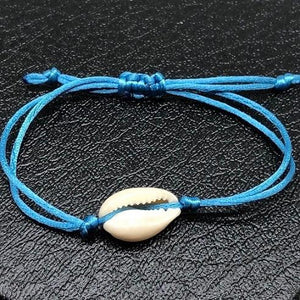 Natural Seashell Hand Knit Bracelet Shells Bracelet - Mostatee