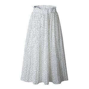 2020 Summer Casual Chiffon Print Long Skirts - Mostatee