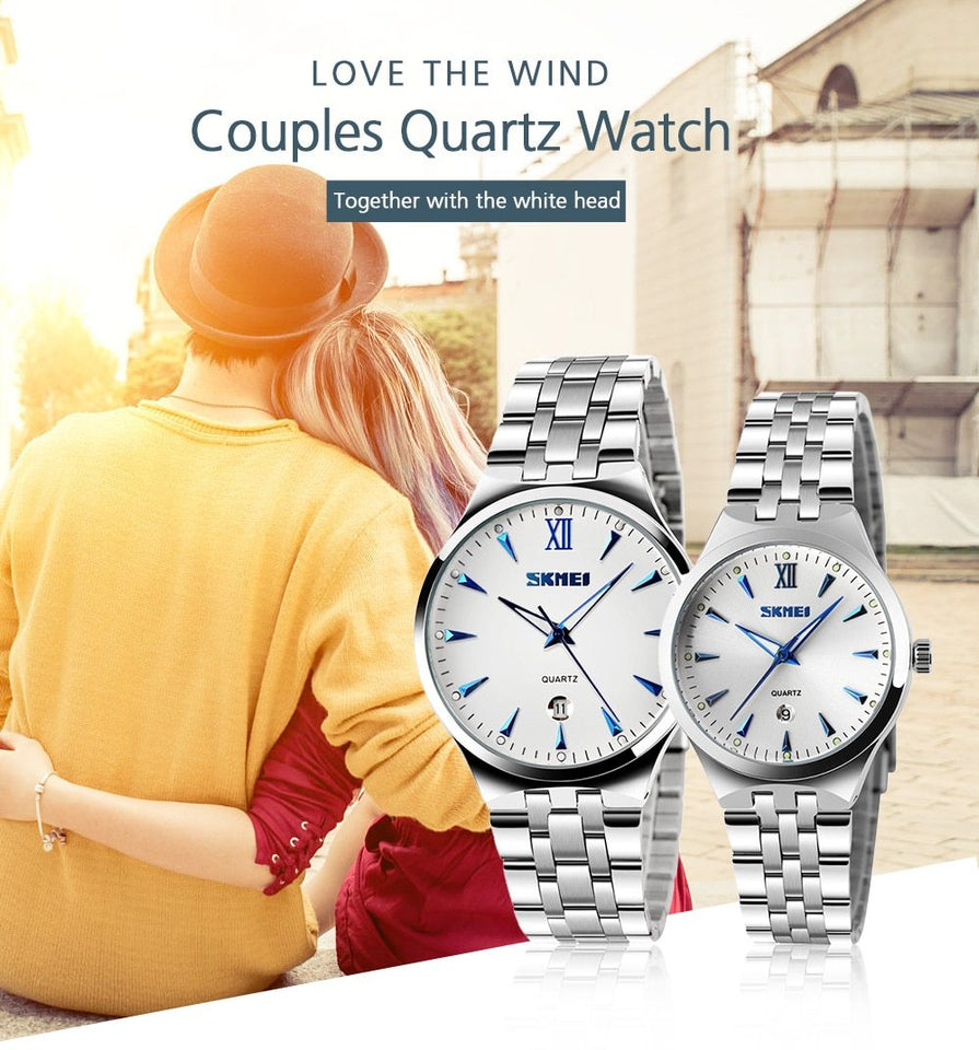 Quartz Women Watch Women's Men Clock Couples Top Luxury Female WristWatches Waterproof Ladies Dress - Mostatee