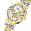 Butterfly Women Gold Watch with Diamond