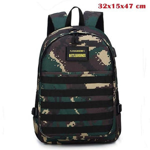 Backpack Game Playerunknown's Battlegrounds PUBG Cosplay Level 3 Instructor Backpack Outdoor Multi-functional Large Capacity - Mostatee